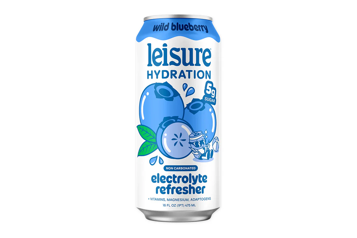 Leisure Hydration - Electrolyte Refresher-Wild Blueberry, 16oz